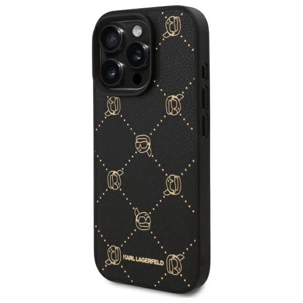 Karl Lagerfeld Karl Head Magsafe iPhone 16 Pro Case - Blackeng