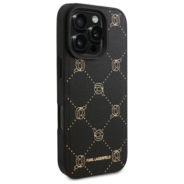 Karl Lagerfeld Karl Head Magsafe iPhone 16 Pro Case - Blackeng