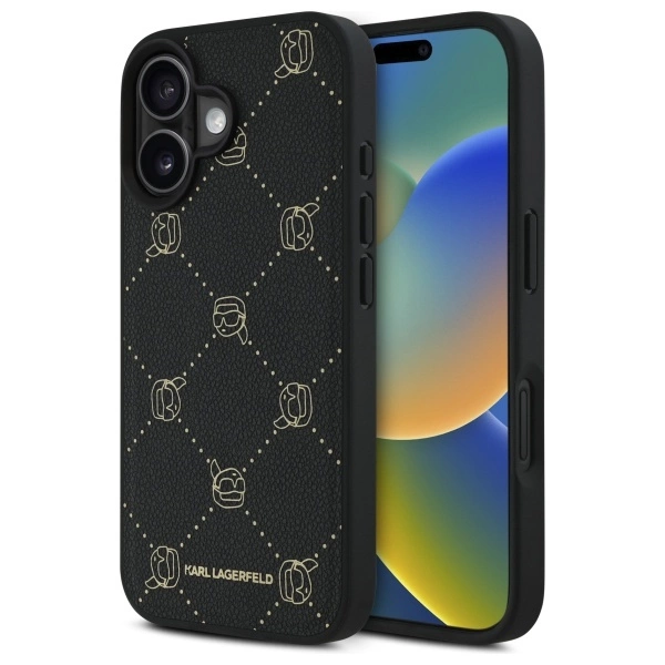 Karl Lagerfeld Magsafe Karl Head iPhone 16 Case - Blackeng