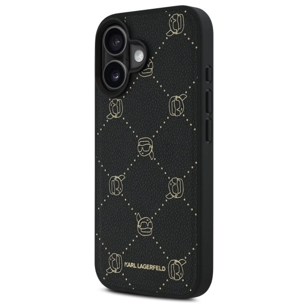 Karl Lagerfeld Magsafe Karl Head iPhone 16 Case - Blackeng