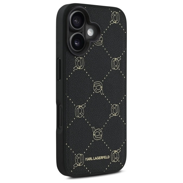 Karl Lagerfeld Magsafe Karl Head iPhone 16 Case - Blackeng