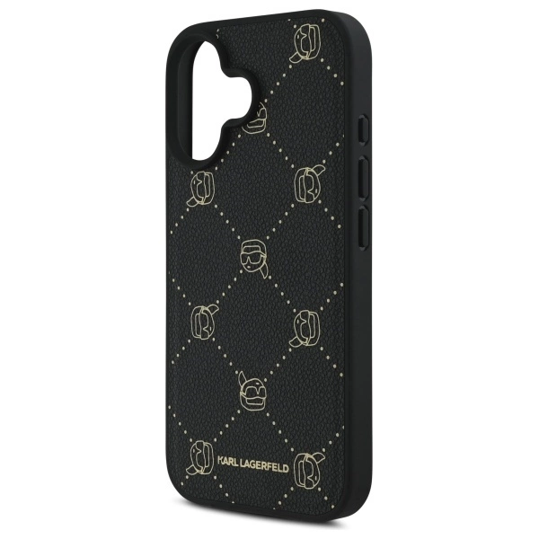Karl Lagerfeld Magsafe Karl Head iPhone 16 Case - Blackeng