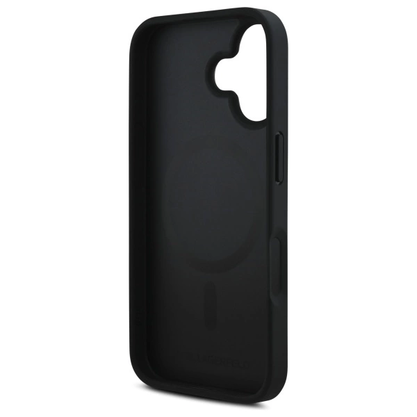 Karl Lagerfeld Magsafe Karl Head iPhone 16 Case - Blackeng