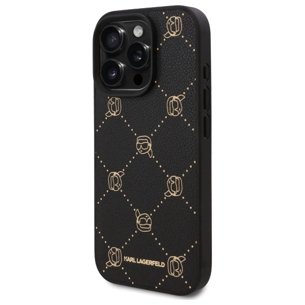 Karl Lagerfeld Magsafe Karl Head Case for iPhone 16 Pro Max - Blackeng