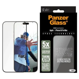 PanzerGlass Ceramic Screen Protector iPhone 16 Pro Max 6.9" Ultra-Wide Fit 2856eng
