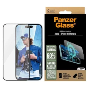PanzerGlass Gaming Screen Protector iPhone 16 6.1" Ultra-Wide Fit 2857eng