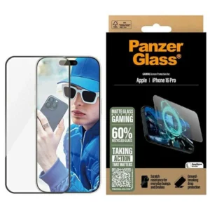 PanzerGlass Gaming Screen Protector iPhone 16 Pro 6.3" Ultra-Wide Fit 2858eng