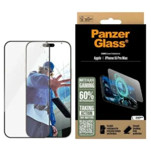 PanzerGlass Gaming Screen Protector iPhone 16 Pro Max 6.9" Ultra-Wide Fit 2860eng