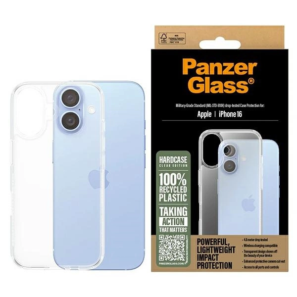177996_1 PanzerGlass HardCase iPhone 16 6.1" transparent/transparent 1287eng