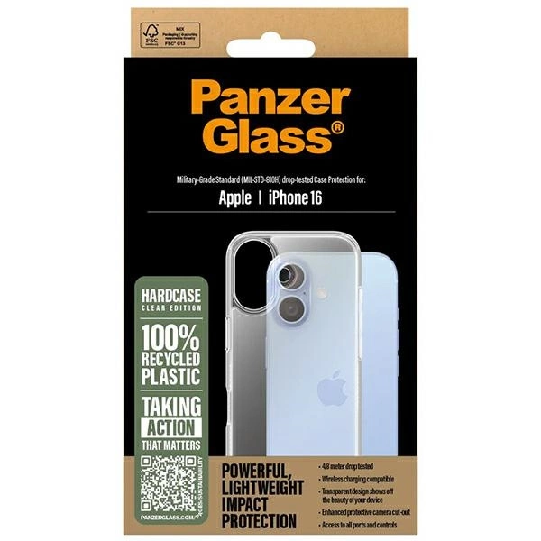177996_4 PanzerGlass HardCase iPhone 16 6.1" transparent/transparent 1287eng