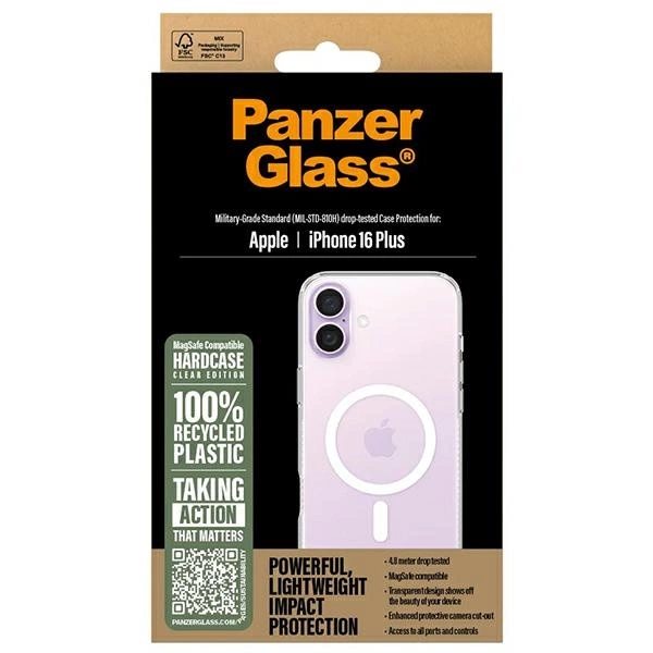 PanzerGlass HardCase iPhone 16 Plus 6.7" white MagSafe 1293eng