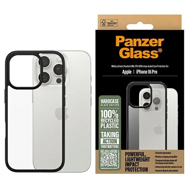 PanzerGlass HardCase iPhone 16 Pro 6.3" black/black 1296eng