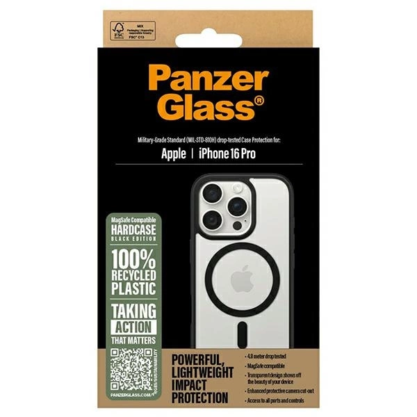 178003_4 PanzerGlass HardCase iPhone 16 Pro 6.3" black/black MagSafe 1302eng