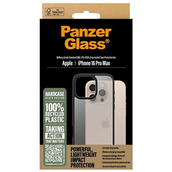 178006_4 PanzerGlass HardCase iPhone 16 Pro Max 6.9" black/black 1298eng
