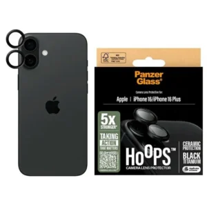 PanzerGlass Hoops Ceramic Lens Protector iPhone 16 6.1" / 16 Plus 6.7" 1281eng