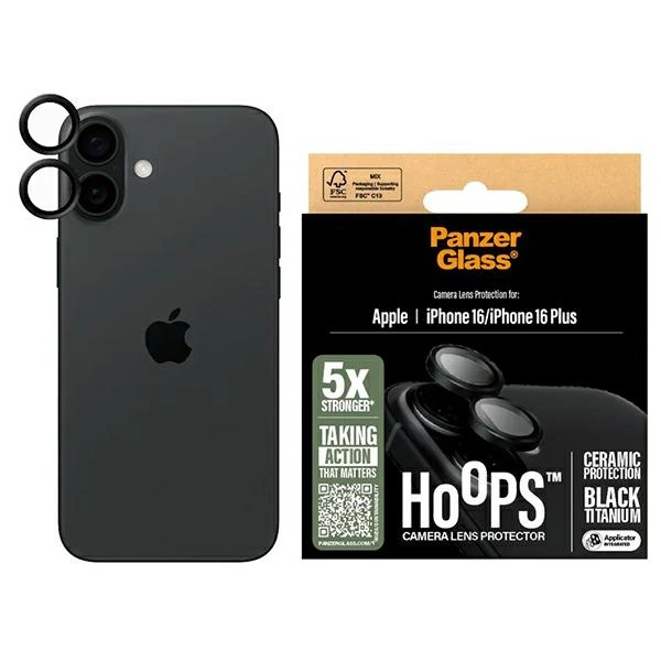 178011_1 PanzerGlass Hoops Ceramic Lens Protector iPhone 16 6.1" / 16 Plus 6.7" 1281eng