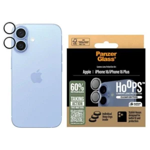 PanzerGlass Hoops Transparent Lens Protector iPhone 16 6.1" / 16 Plus 6.7" 1285eng