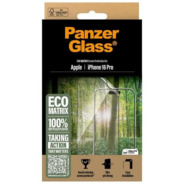 178017_4 PanzerGlass MATRIX Screen Protector iPhone 16 Pro 6.3" Ultra-Wide Fit 2870eng