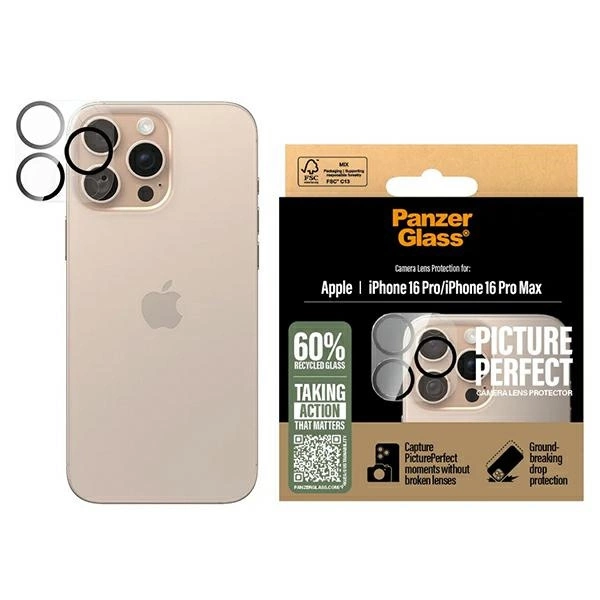 178020_1 PanzerGlass PicturePerfect Lens Protector iPhone 16 Pro 6.3" / 16 Pro Max 6.9" 1280eng