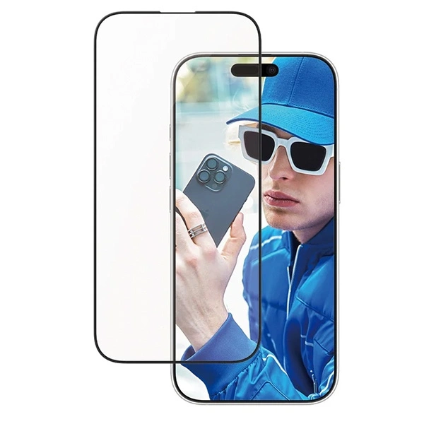 PanzerGlass Screen Protector Aluminum Frame iPhone 16 Pro 6.3" Ultra-Wide Fit 2850eng