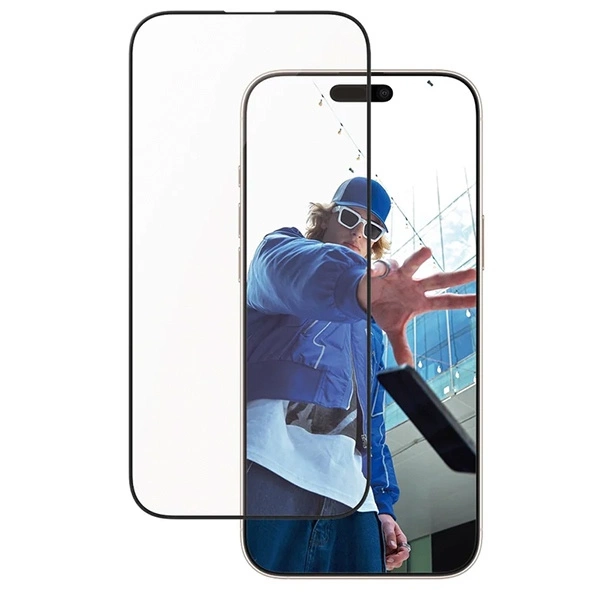 178028_2 PanzerGlass Screen Protector Aluminum Frame iPhone 16 Pro Max 6.9" Ultra-Wide Fit 2852eng