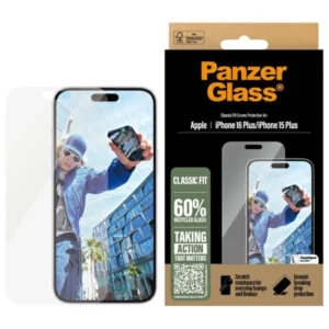 PanzerGlass Screen Protector iPhone 16 Plus 6.7" Classic Fit 2875eng