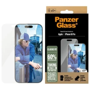 PanzerGlass Screen Protector iPhone 16 Pro 6.3" Classic Fit 2874eng