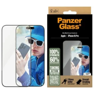 PanzerGlass Screen Protector iPhone 16 Pro 6.3" Ultra-Wide Fit 2862eng