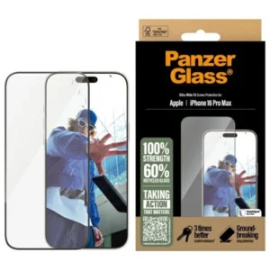 PanzerGlass Screen Protector iPhone 16 Pro Max 6.9" Ultra-Wide Fit 2864eng