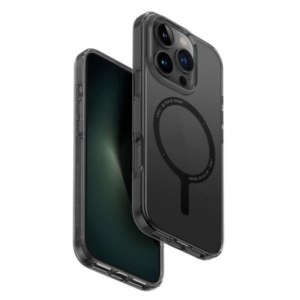 Uniq Clario case iPhone 16 Pro 6.3" Magclick Charging smoke/smokeeng