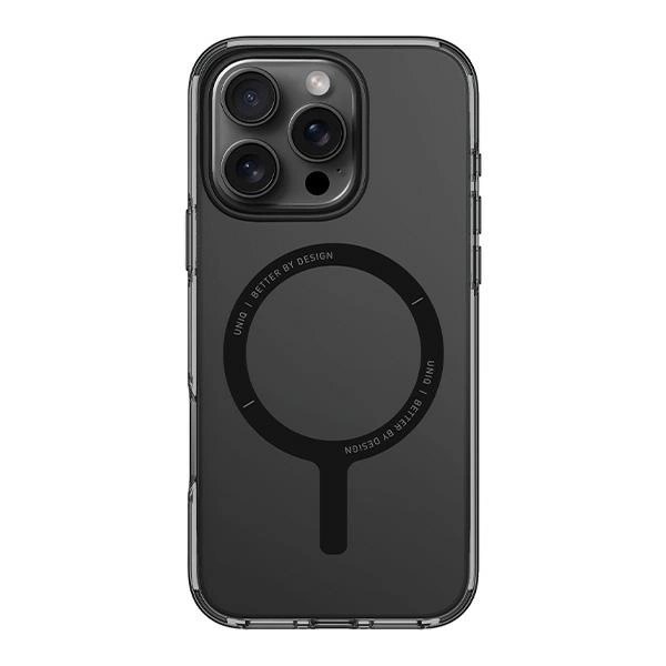 Uniq Clario case iPhone 16 Pro 6.3" Magclick Charging smoke/smokeeng