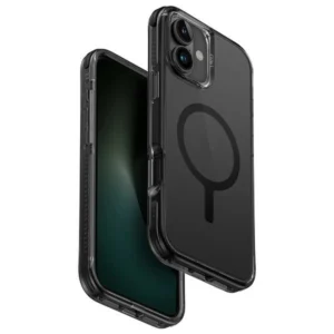 Uniq Combat iPhone 16 6.1" case Magclick Charging black/carbon blackeng