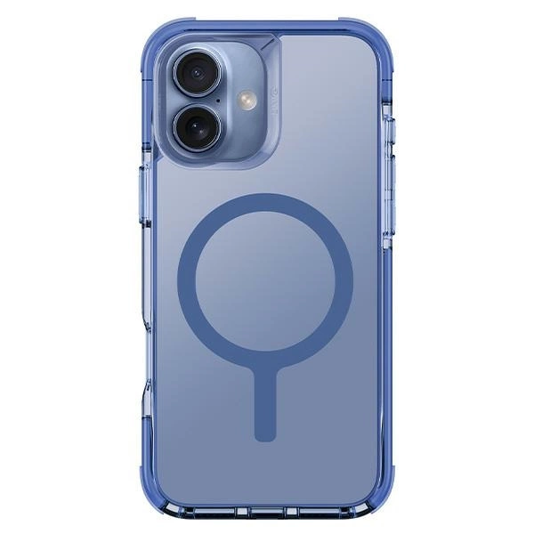 Uniq Combat iPhone 16 Plus 6.7" Magclick Charging case blue/pearl blueeng