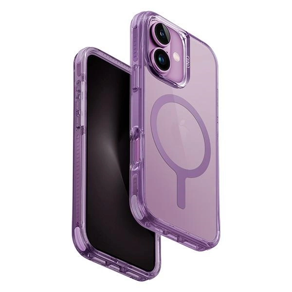 Uniq Combat iPhone 16 Plus 6.7" Magclick Charging case pink/grape pinkeng