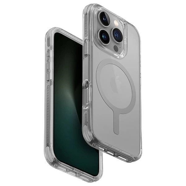 Uniq Combat iPhone 16 Pro 6.3" Magclick Charging case gray/stone grayeng