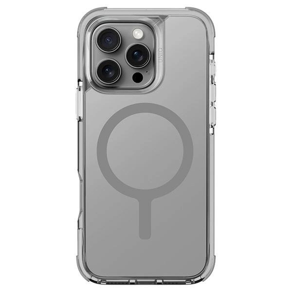 Uniq Combat iPhone 16 Pro 6.3" Magclick Charging case gray/stone grayeng