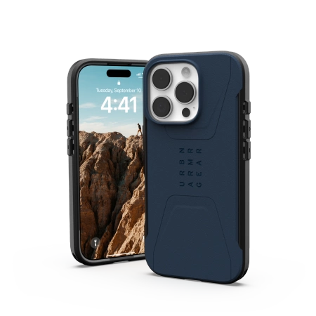 178085_3 UAG Civilian Magsafe iPhone 16 Pro Case - Blueeng