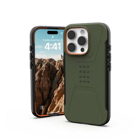 178086_3 UAG Civilian Magsafe iPhone 16 Pro Case - Greeneng