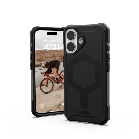 UAG Essential Armor Magsafe iPhone 16 Case - Blackeng
