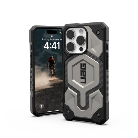 178113_3 UAG Monarch Pro Case with MagSafe for iPhone 16 Pro - Titaniumeng