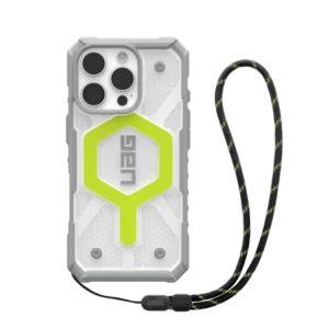 UAG Pathfinder Clear Magsafe Bundle Case with Lanyard for iPhone 16 Pro - Greeneng