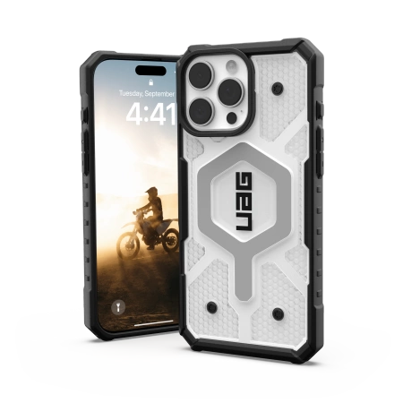 UAG Pathfinder Clear Magsafe Case for iPhone 16 Pro Max - Whiteeng