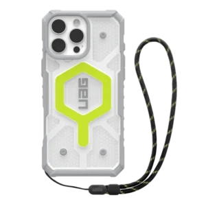 UAG Pathfinder Clear Magsafe Bundle Case with Lanyard for iPhone 16 Pro Max - Greeneng