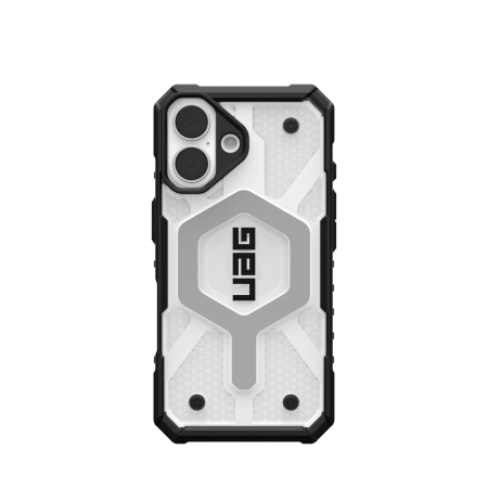178140_1 UAG Pathfinder Clear Magsafe iPhone 16 Case - Whiteeng