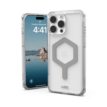178172_3 UAG Plyo Magsafe case for iPhone 16 Pro Max - silvereng
