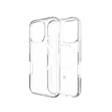 178185_3 ZAGG Crystal Palace Snap Case with MagSafe for iPhone 16 Pro - Cleareng