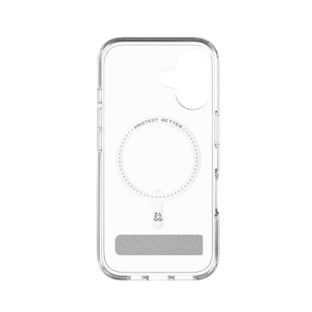 ZAGG Crystal Palace Snap Kickstand MagSafe Case for iPhone 16 - Cleareng