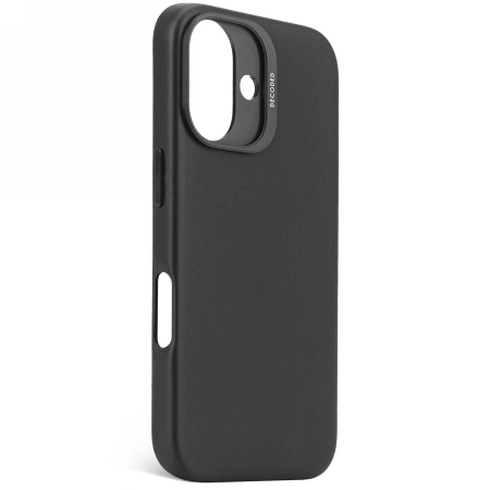 Decoded Leather Backcover with MagSafe for iPhone 16 - blackeng