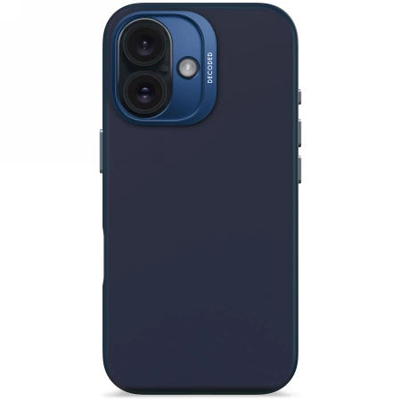 178201_1 Decoded AntiMicrobial Silicone Backcover Case with MagSafe for iPhone 16 - Navy Blueeng