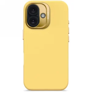 Decoded AntiMicrobial Silicone Backcover with MagSafe for iPhone 16 - Yelloweng